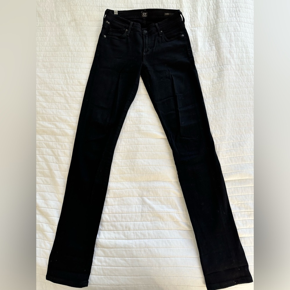 Citizens of Humanity Avedon skinny Jean in black, size 26